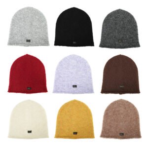 Soft Knitted Beanies: Multiple Colors for Winter Warmth & Fashion