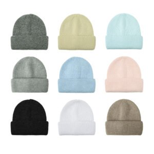 Various Color Knitted Beanies - Stylish & Warm Winter Hats for Men & Women