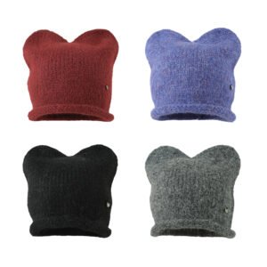 Cute Cat Ear Knitted Beanies - 4 Colors Warm & Stylish Winter Hats