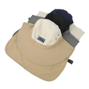 Outdoor Sun Protection Hat with Neck Flap, Wide Brim UV - Protective Hat for Hiking, Fishing