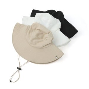 Outdoor Wide Brim Sun Hat with Chin Strap - UPF Protection, Lightweight & Adjustable