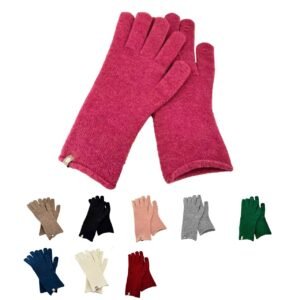 Soft Knitted Winter Gloves for Women - Multiple Colors, Touchscreen Compatible, Warm & Stylish Cold Weather Accessory