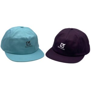 Beauledo 6-Panel Structured Cap | Turquoise & Dark Purple Casual Fashion Hats (Unisex)