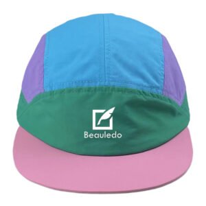 2025 Quick Dry 5 Panel Color Block Hat | Summer Retro American Sun Protection Cap for Men & Women