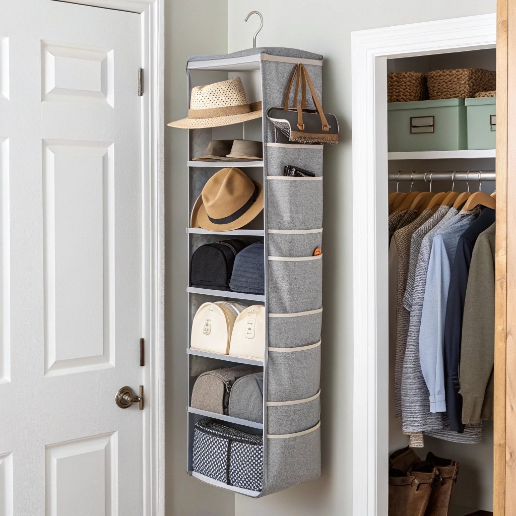 space saving hat organizer