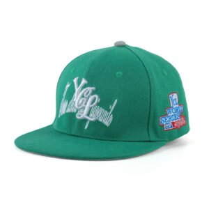 Vintage 1966 World Series Yogi Louisville Embroidered Green Flat Bill Baseball Cap – Retro Sports Collectible Adjustable Snapback Hat for Fans & Streetwear