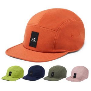 Beauleedo Solid 5-Panel Cap - Lightweight Outdoor Casual Hat