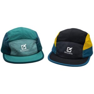 5-Panel Outdoor Patchwork Breathable Cap | Quick-Dry Lightweight Sports Hat