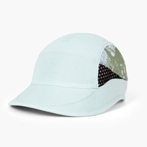 Beauledo Spliced Mesh 5 Panel Running Cap, Ultra Light Quick Dry Ripstop Athletic Hat for Trail Jogging Cycling Outdoor Sports
