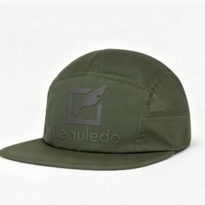Beauledo 5 Panel Quick Dry Camp Cap – Lightweight Breathable Outdoor Hat (Olive Green)