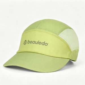 Beauledo Lightweight Trail Running Cap, Breathable Grid Fabric Quick Sweat-Wicking Outdoor Sport Hat (Lime Green)