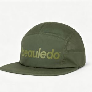 Beauledo Ripstop 5 Panel Trail Cap, Water Resistant Quick Dry Breathable Outdoor Running Hat (Olive Green)