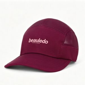 Beauledo Ripstop Grid 5 Panel Running Hat, Ultra Light Packable Sweat Wicking Athletic Cap for Marathon Trail Jogging Cycling