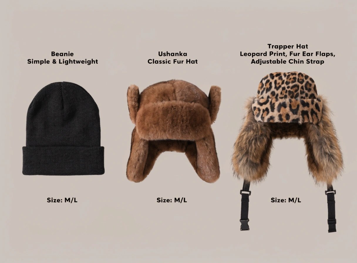 Comparison of winter hats