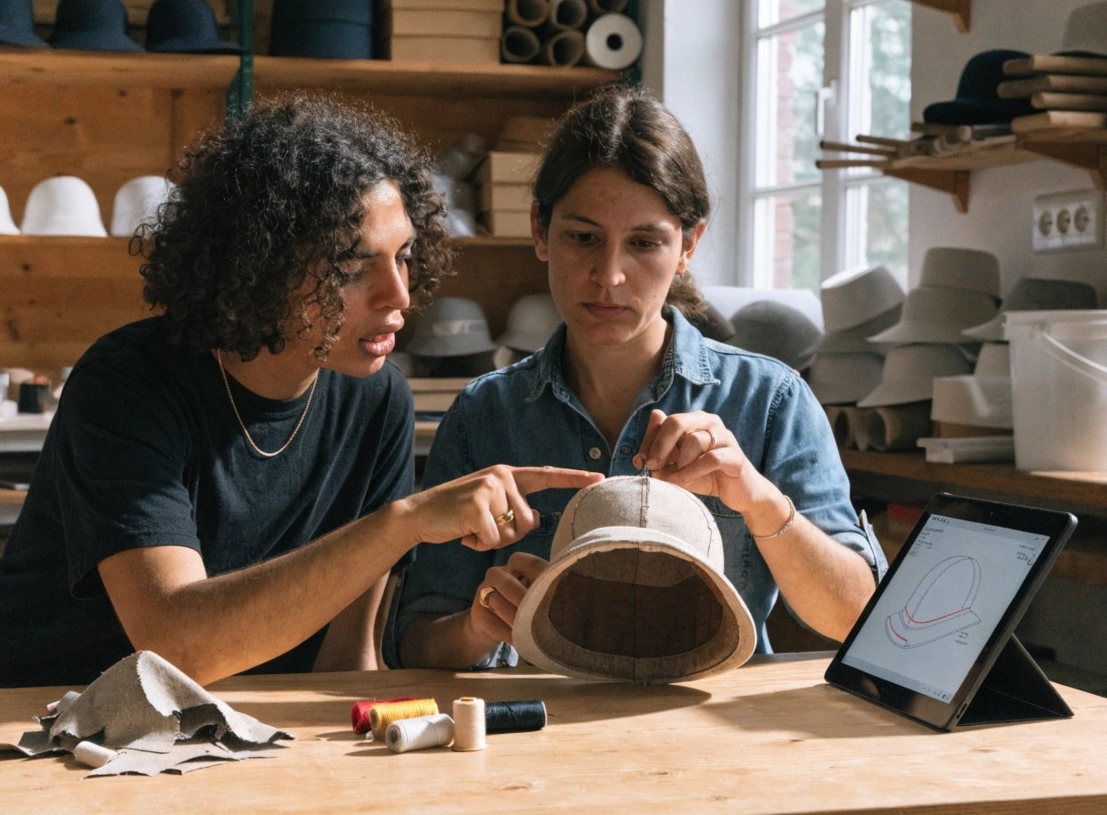 Sample-making team