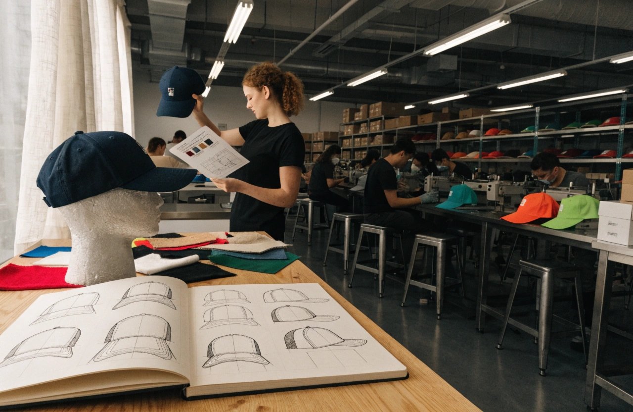 Custom cap design process