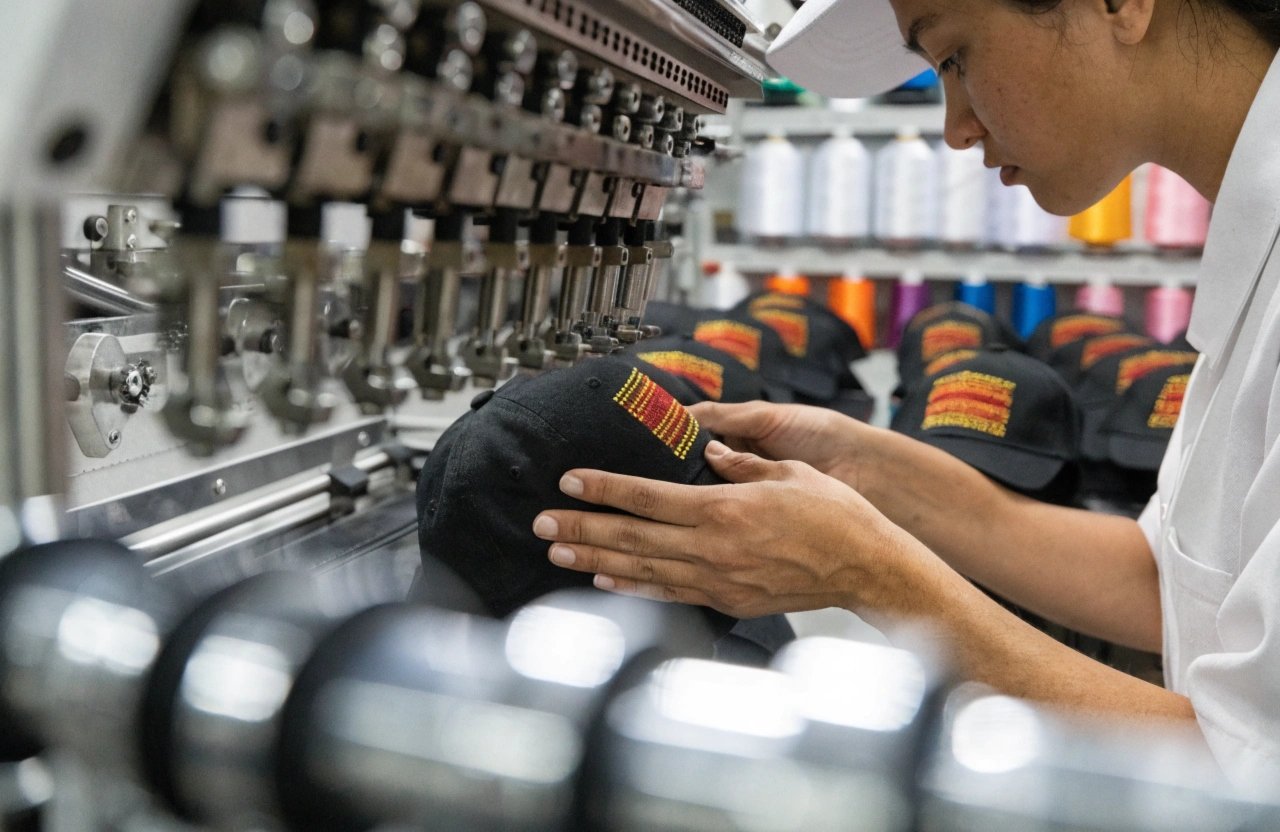 Custom Logo Embroidery Caps