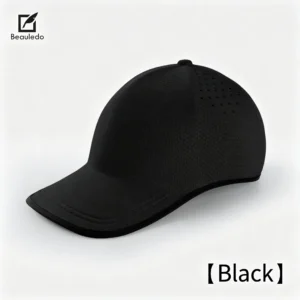 Ultra Light 82g Seamless Baseball Cap, Full Crown Ventilation Breathable Polyester Sport Hat, Crush Resistant Foldable UV Protection Outdoor Cap