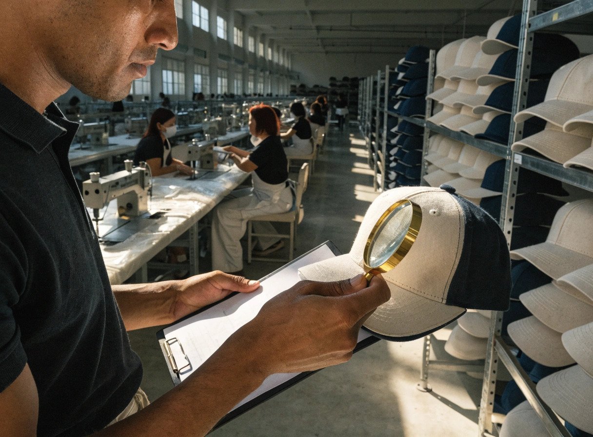Check hats from China