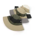 Color Block Patchwork Bucket Hat – Stylish Sun Protection for Outdoor Adventures - image 14