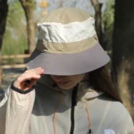 Color Block Patchwork Bucket Hat – Stylish Sun Protection for Outdoor Adventures - image 18