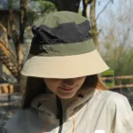 Color Block Patchwork Bucket Hat – Stylish Sun Protection for Outdoor Adventures - image 20