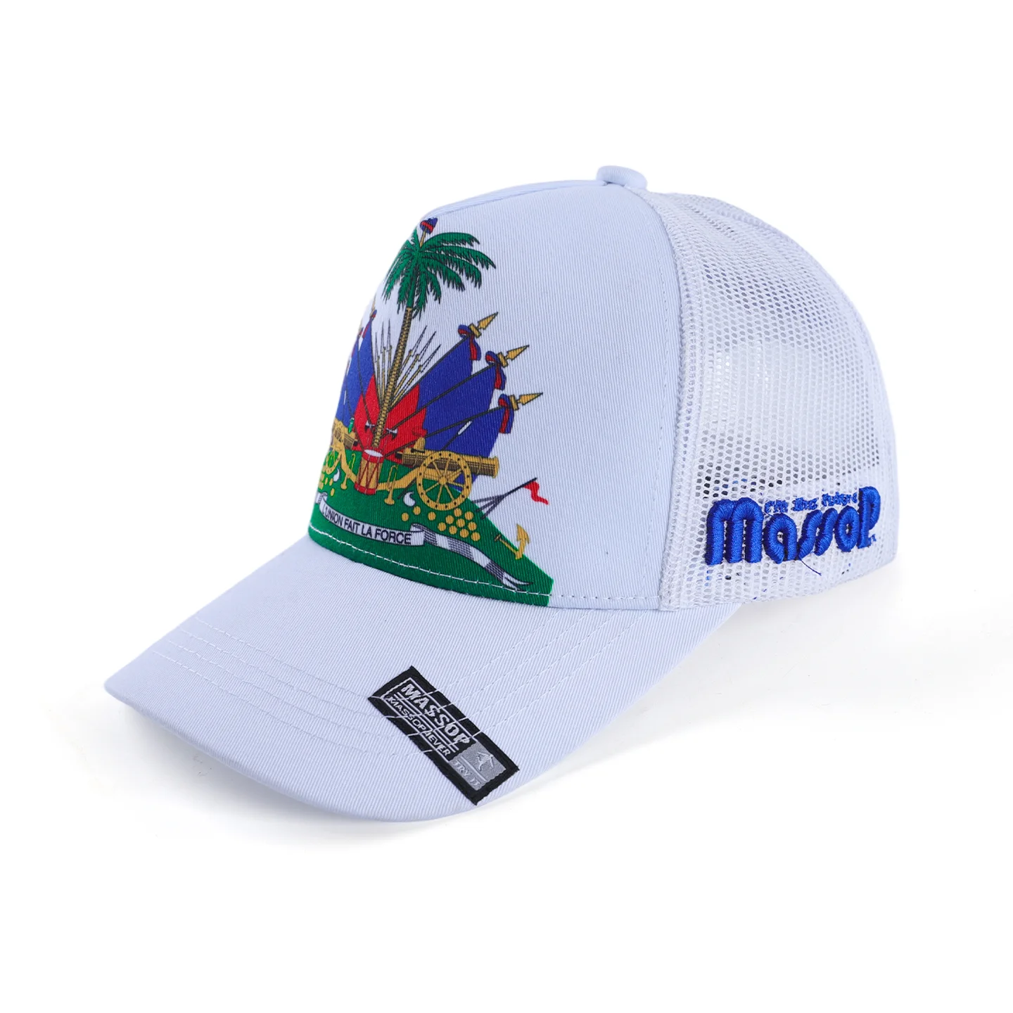 Custom cap with an embroidered patch