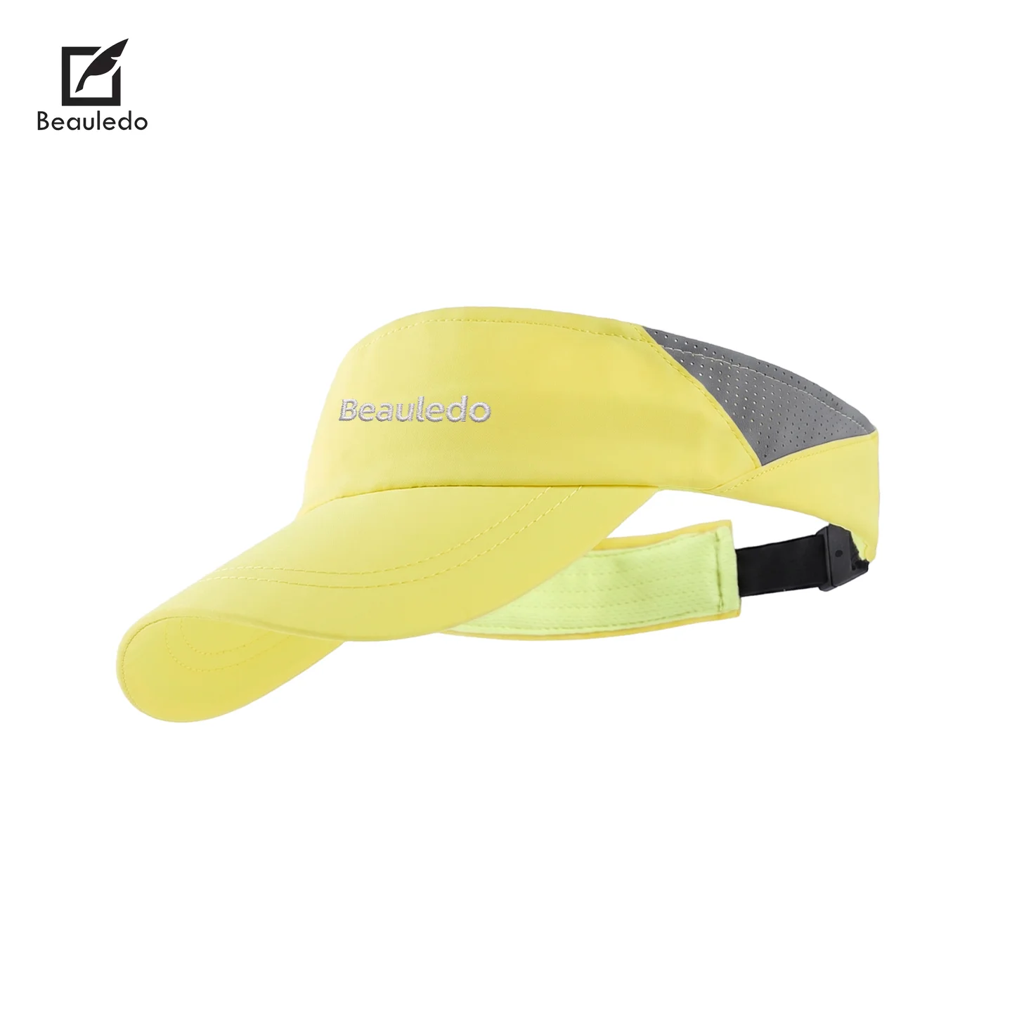 Custom sports visor in yellow