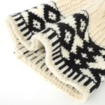 Ethnic Pattern Knitted Beanie Hat - image 10