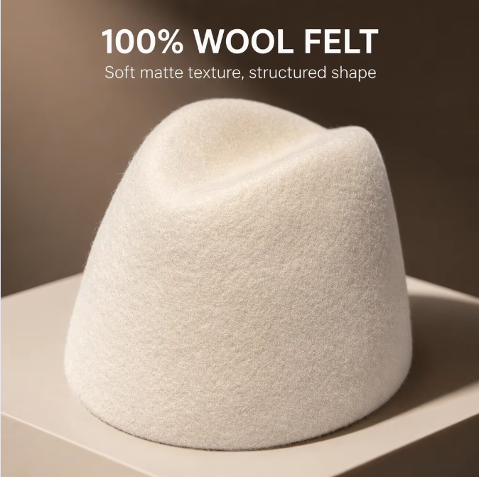 Felted wool hat product photo
