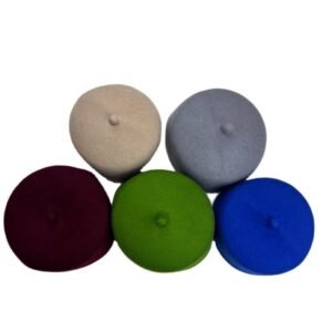 Beauledo felt hat on a display stand
