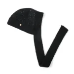 Women’s Winter Knitted Hat Scarf Set with Hood and Pearl Accents - image 9