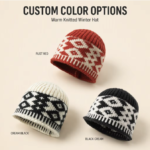 Ethnic Pattern Knitted Beanie Hat - image 2