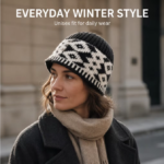 Ethnic Pattern Knitted Beanie Hat - image 11