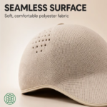 Customized seamless baseball cap, lightweight and breathable hat with OEM logo and streetwear print available - image 4