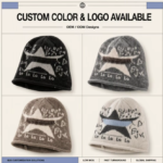 Y2K Graffiti Star Jacquard Knit Bucket Beanie, Vintage 90s Streetwear Warm Knitted Hat for Men Women - image 5